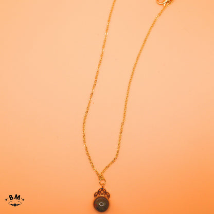 Small Crown Pendant Necklace