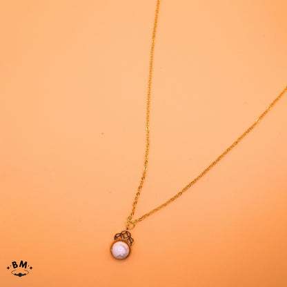 Small Crown Pendant Necklace